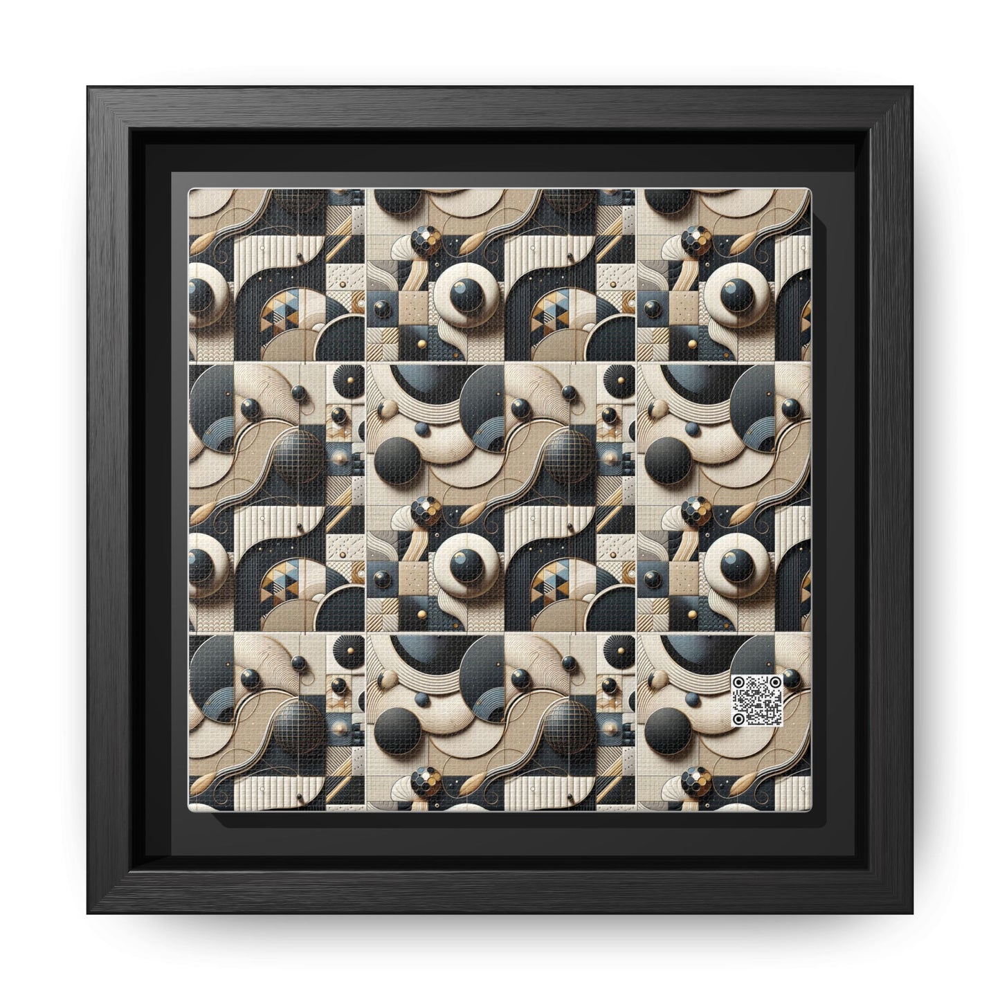 Tech-forward Luxe Streetwear Tech Luxe Fusion Matte Canvas, Framed (multi-color) - 8404 Design-71 B