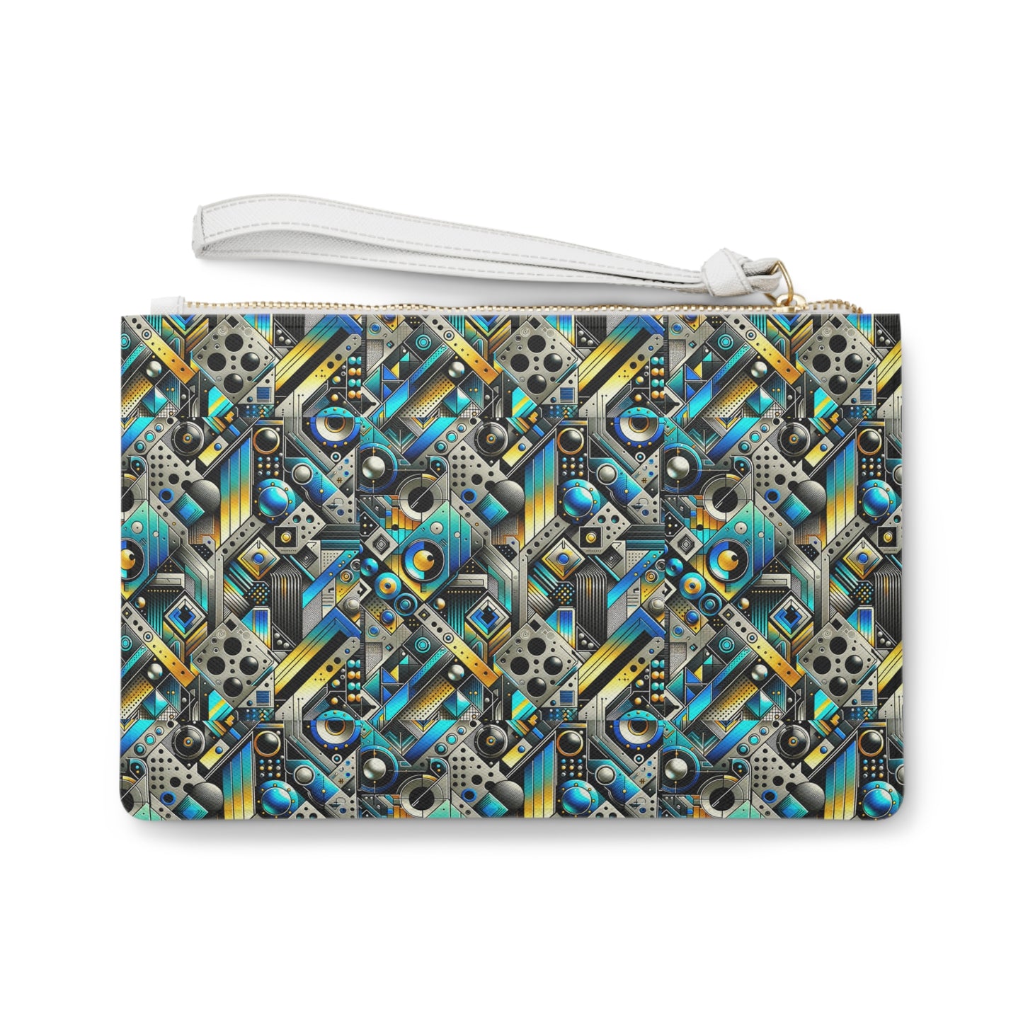 Tech Art Fusion Tech-Forward Streetwear Clutch Bag - 8404 Design-50