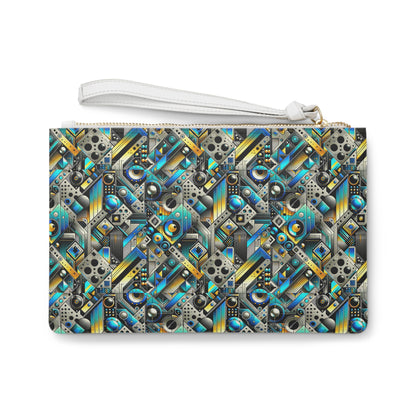 Tech Art Fusion Tech-Forward Streetwear Clutch Bag - 8404 Design-50