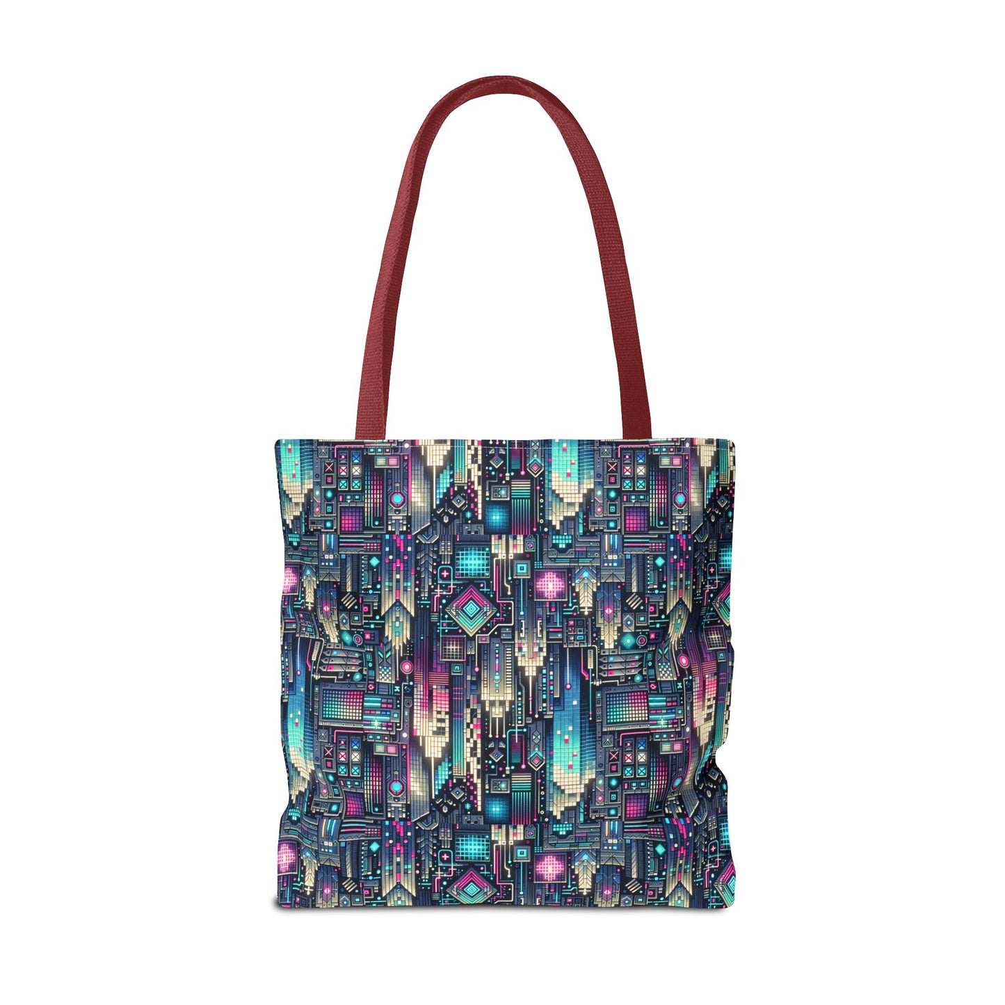 Digital Renaissance Tech-Forward Maximalism Tote Bag - 8404 Design-56
