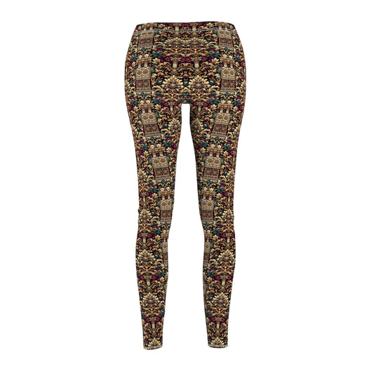 Digital Renaissance Modern Baroque Fusion Women's Cut & Sew Casual Leggings - 8404 Design-57