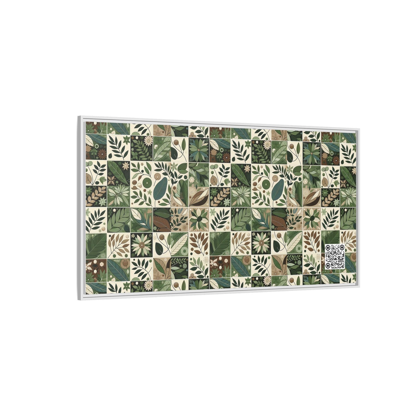 Streetwear Sustainability Environmentally Conscious Streetwear with a Natural Aesthetic Matte Canvas, Framed (multi-color) - 8404 Design-57 B