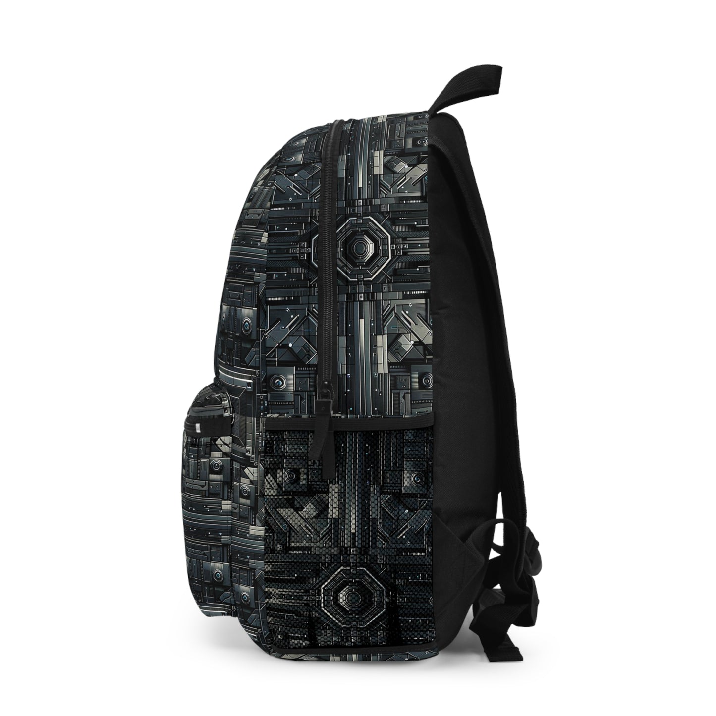 Tech Noir Futuristic Tech Aesthetic with a Dark Twist Backpack - 8404 Design-68
