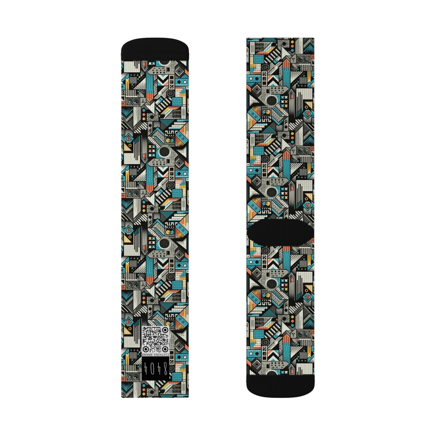 Digital Street Art Urban Street Style Sublimation Socks - 8404 Design-81