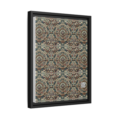 Urban Renaissance Historical Fusion With Street Edge Matte Canvas, Framed (multi-Color) - 8404 Design-57 A