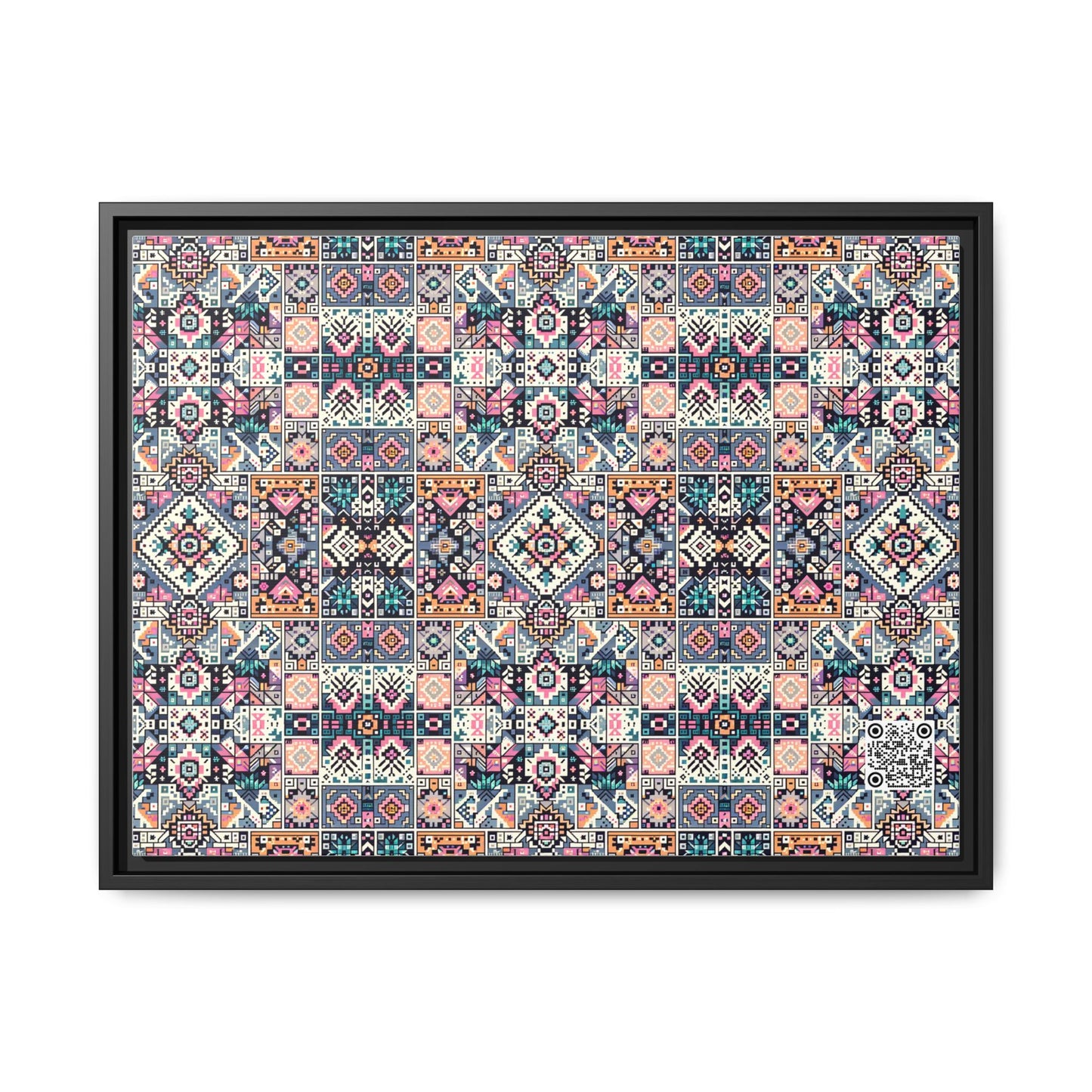 Matte Canvas, Framed (multi-Color) - 8404 Design-01