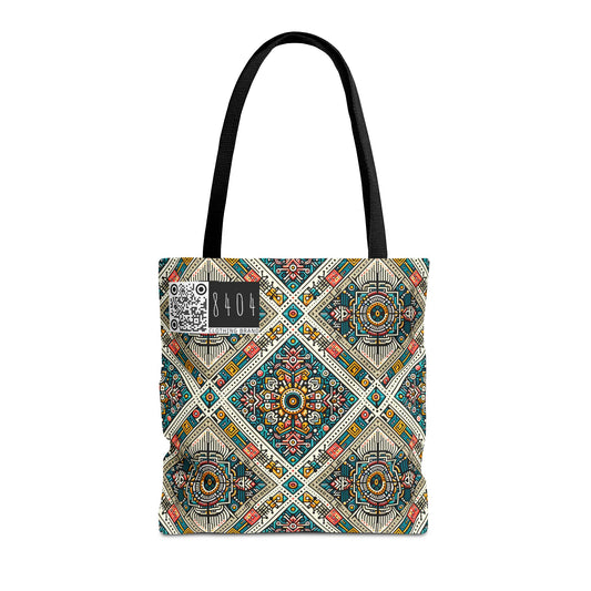 Cultural Fusion Tech Blend of Cultural Heritage With Tech-Inspired Elements Tote Bag - 8404 Design-64