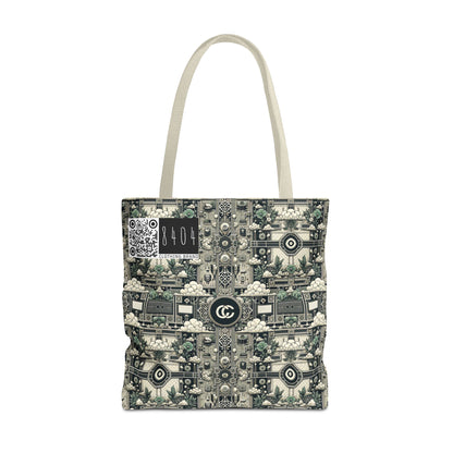 Cyber Garden Party Tech Garden Extravaganza Tote Bag - 8404 Design-54