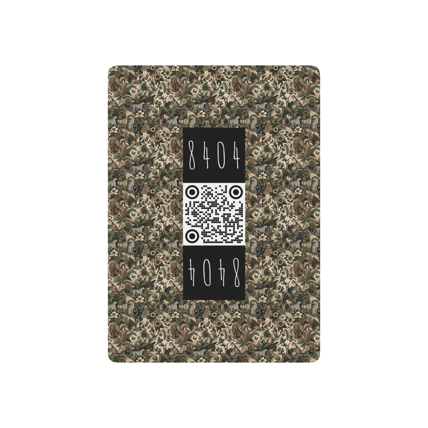 Streetwear Safari Urban Jungle Explorer Poker Playing Cards - 8404 Design-62 S