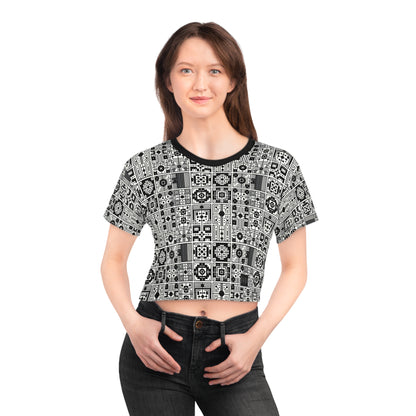 Digital Minimalism Minimalist Tech Crop Tee - 8404 Design-55