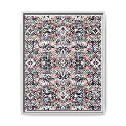 Matte Canvas, Framed (multi-Color) - 8404 Design-01