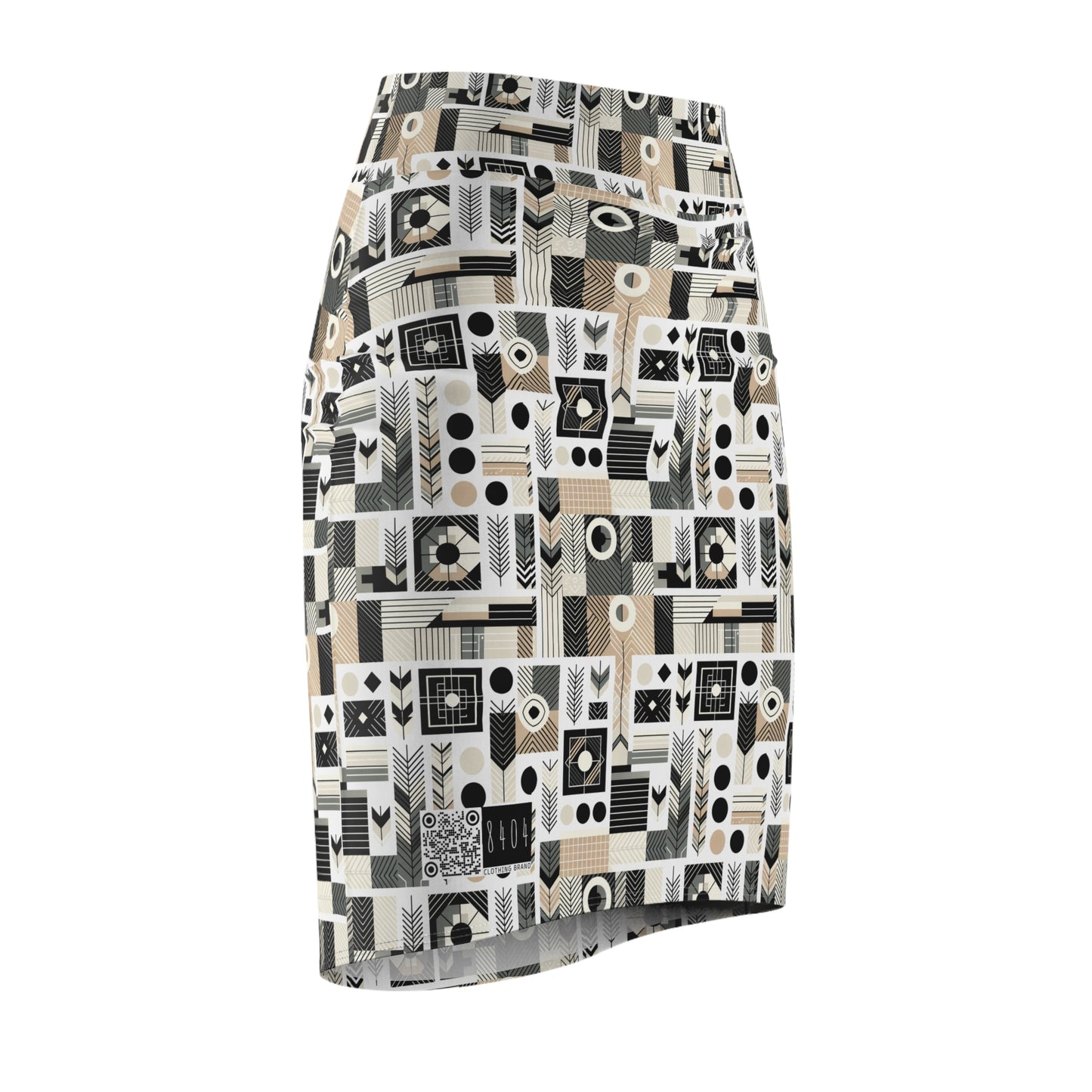 Elevated Athleisure Modern Sophistication With Sporty Elements Women's Pencil Skirt - 8404 Design-57