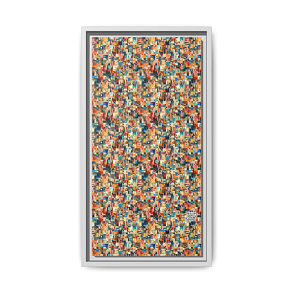 Digital Artistic Expression Artistic Streetwear Matte Canvas, Framed (multi-Color) - 8404 Design-46 B