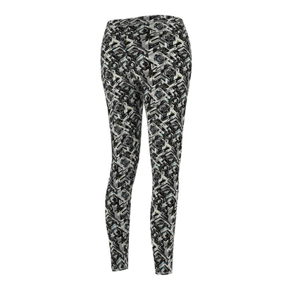 Tech Athletic Fusion Tech-Forward Athletic Women's Cut & Sew Casual Leggings - 8404 Design-63