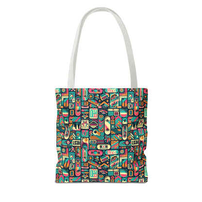 Skate Culture Revival Urban Retro Cool Tote Bag - 8404 Design-61