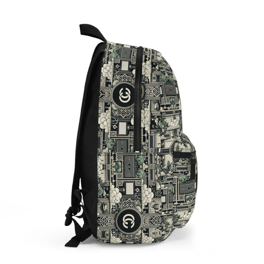 Cyber Garden Party Tech Garden Extravaganza Backpack - 8404 Design-54