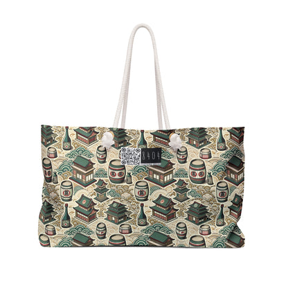 Cultural Artisanal Fusion Contemporary Cultural Elegance Weekender Bag - 8404 Design-68