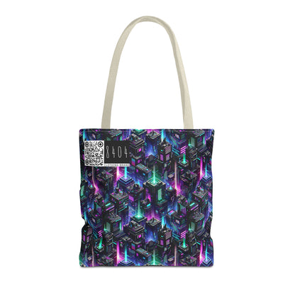 Tech Noir Graphics Futuristic Tech Aesthetics Tote Bag - 8404 Design-55