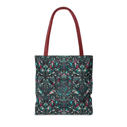 Digital Rebellion Tech-Inspired Streetwear Tote Bag - 8404 Design-54
