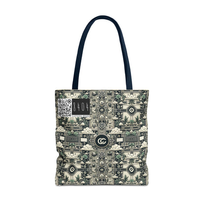 Cyber Garden Party Tech Garden Extravaganza Tote Bag - 8404 Design-54