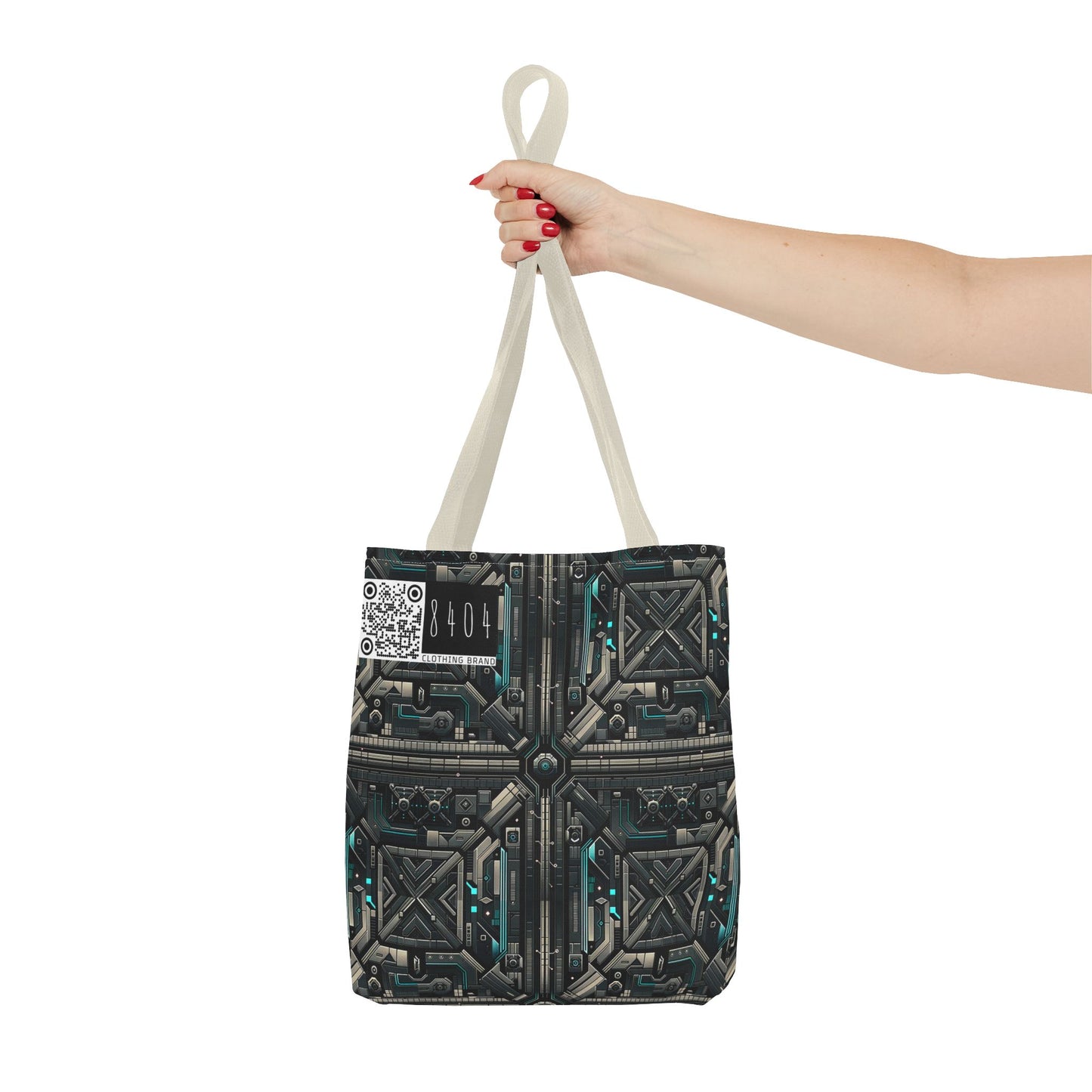 Tech Noir Futuristic Tech Aesthetic with a Dark Twist Tote Bag - 8404 Design-59