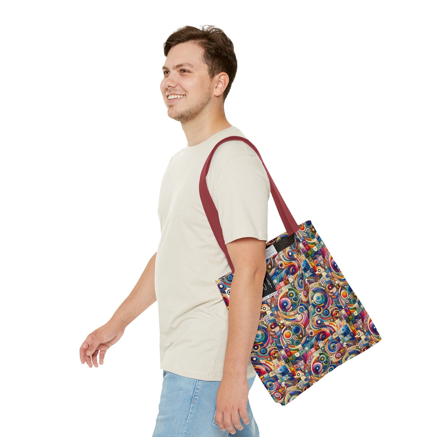 Digital Artistic Expression Artistic Streetwear Tote Bag - 8404 Design-49
