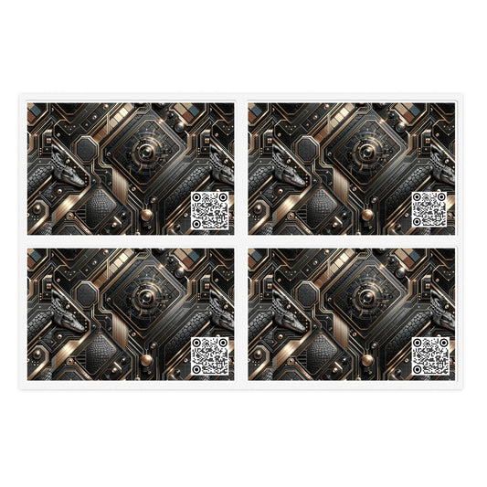 Tech Noir Fusion Sleek Tech Luxe Sticker Sheets - 8404 Design-56