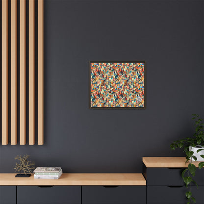 Digital Artistic Expression Artistic Streetwear Matte Canvas, Framed (multi-Color) - 8404 Design-46 B
