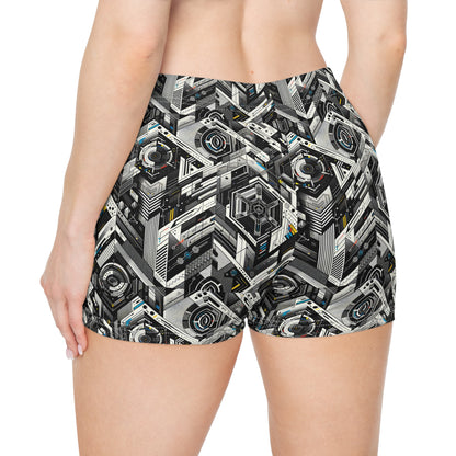 Tech Athletic Fusion Tech-Forward Athletic Women's Shorts - 8404 Design-63