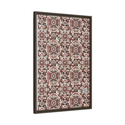 Neo Jomon Sculptural Aesthetics Artisanal Streetwear Matte Canvas, Framed (multi-Color) - 8404 Design-55 A