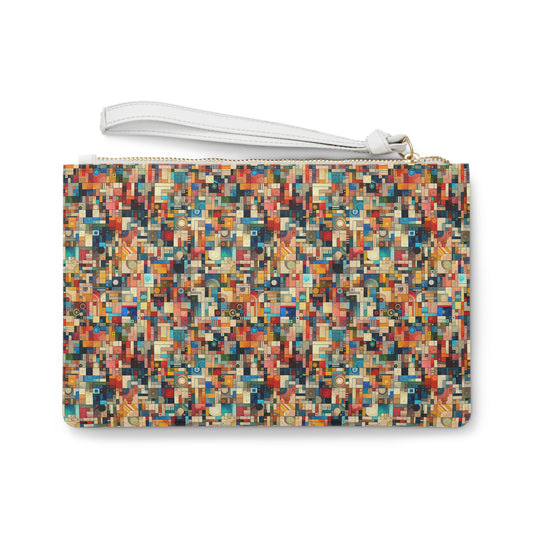 Digital Artistic Expression Artistic Streetwear Clutch Bag - 8404 Design-46
