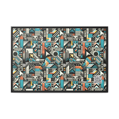 Digital Street Art Urban Street Style Matte Canvas, Framed (multi-color) - 8404 Design-81 A