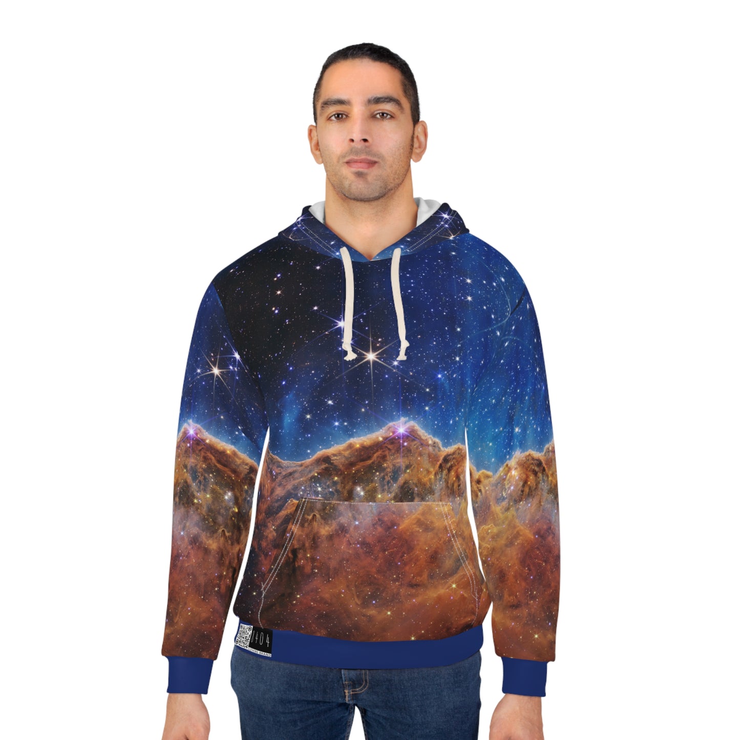 8404 Unisex Adult's "Star Birth in Carina Nebula " Fashion Pullover Hoodie