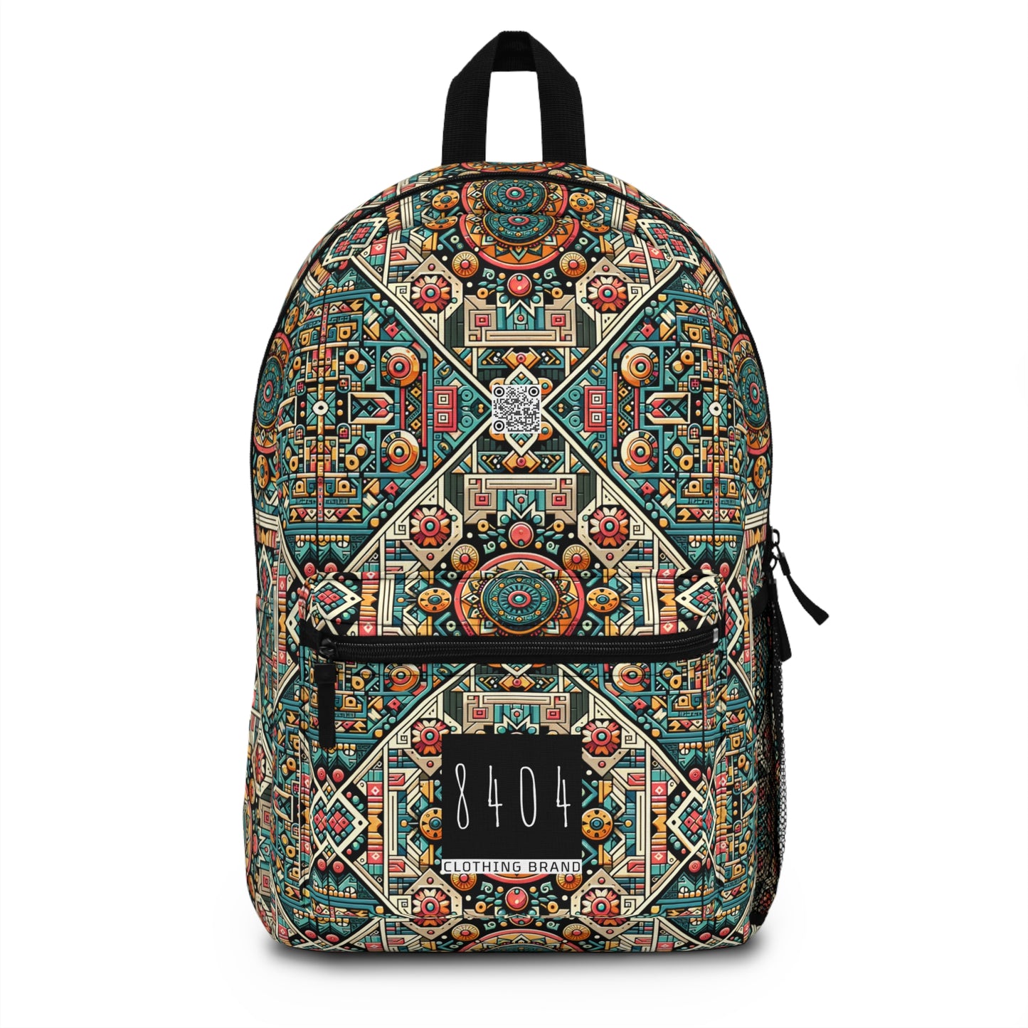 Cultural Fusion Tech Blend of Cultural Heritage With Tech-Inspired Elements Backpack - 8404 Design-74