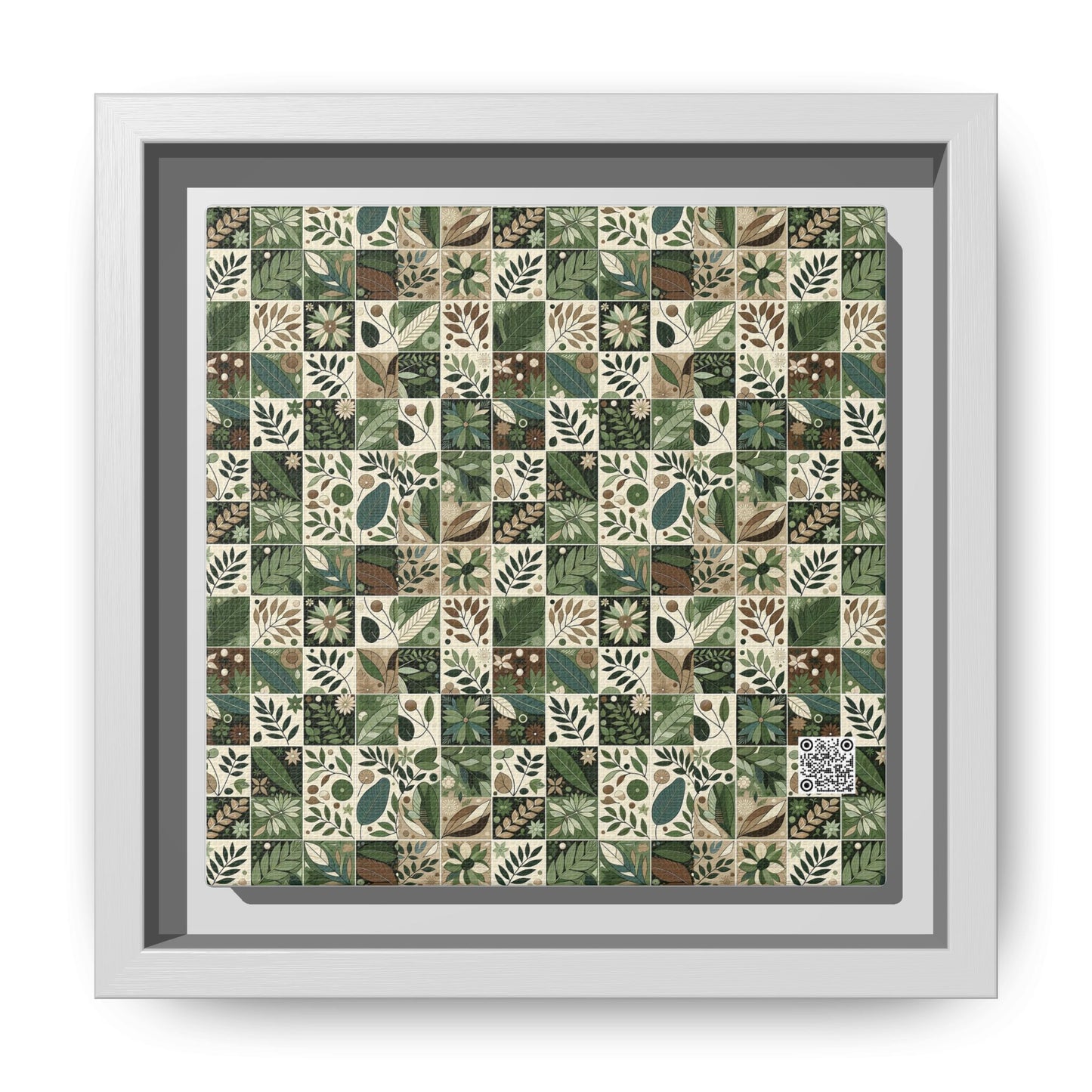 Streetwear Sustainability Environmentally Conscious Streetwear with a Natural Aesthetic Matte Canvas, Framed (multi-color) - 8404 Design-57 B