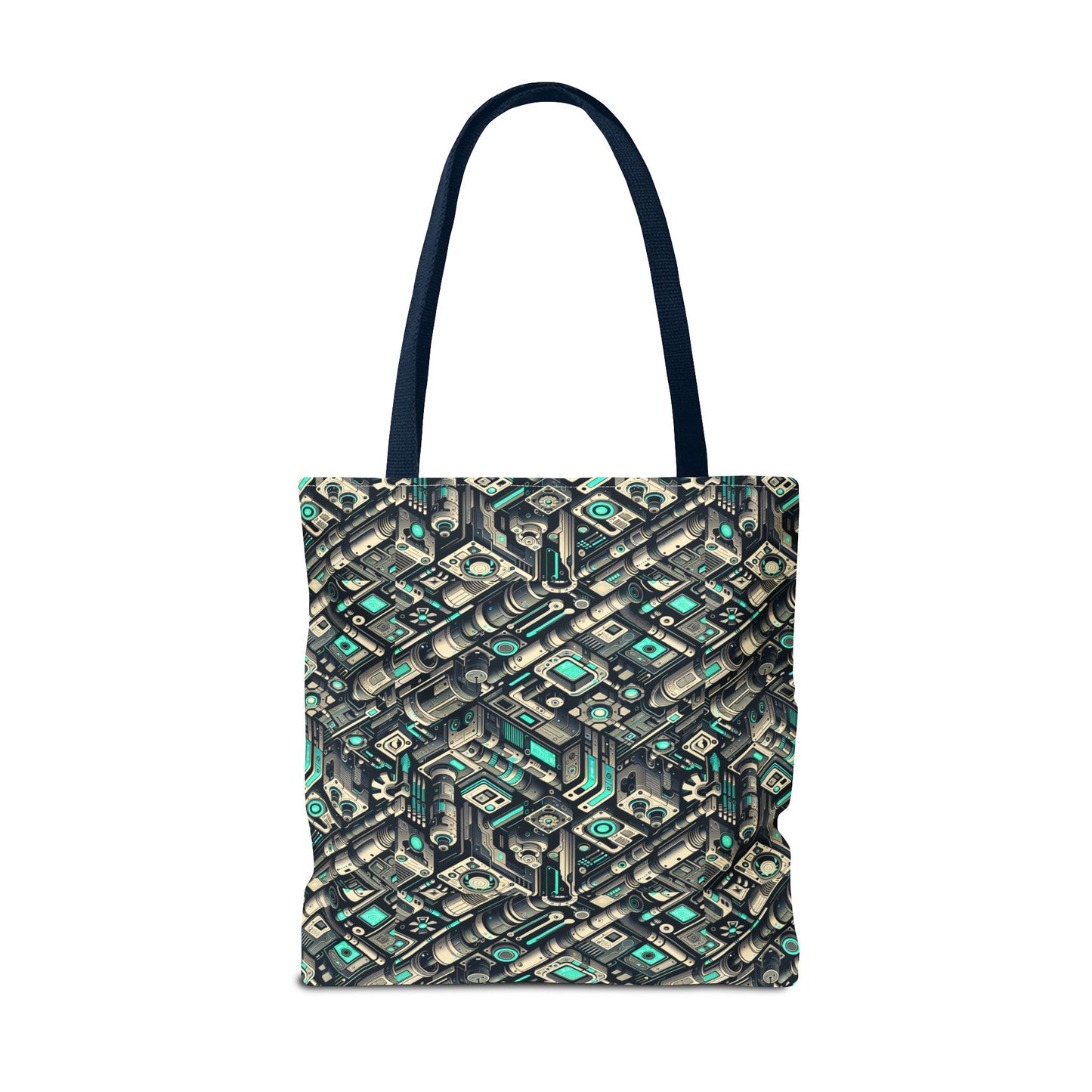 Tech Utility Fusion Modern Tech Streetwear Tote Bag - 8404 Design-49