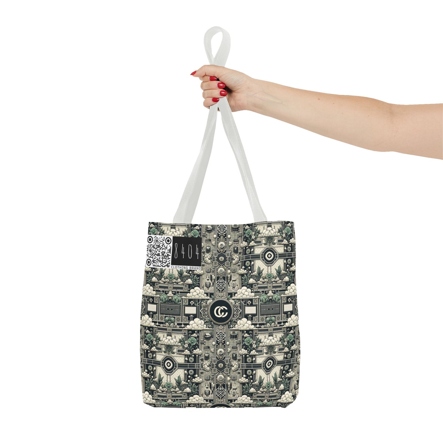Cyber Garden Party Tech Garden Extravaganza Tote Bag - 8404 Design-54