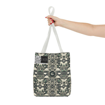 Cyber Garden Party Tech Garden Extravaganza Tote Bag - 8404 Design-54