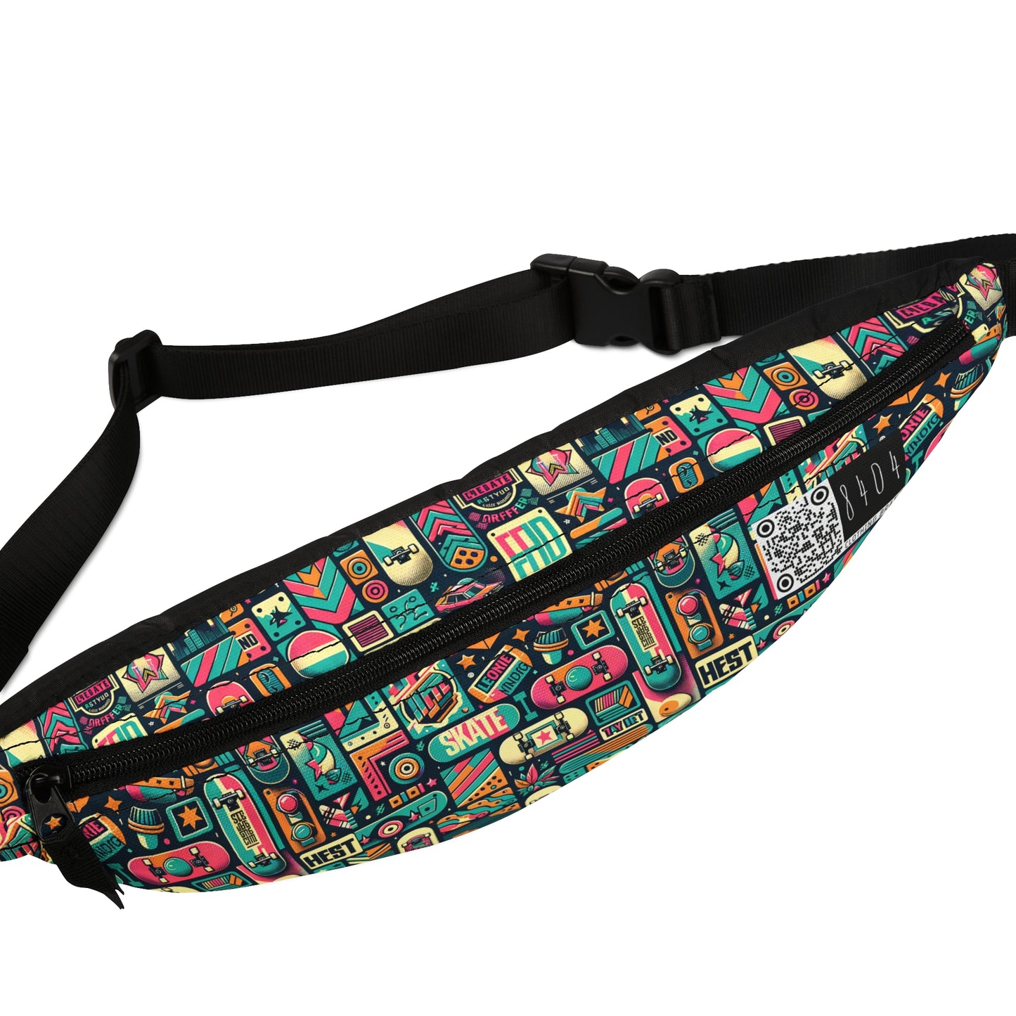 Skate Culture Revival Urban Retro Cool Fanny Pack - 8404 Design-61