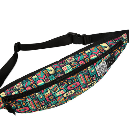 Skate Culture Revival Urban Retro Cool Fanny Pack - 8404 Design-61