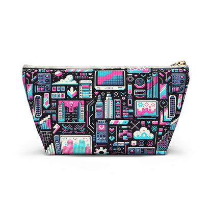 Digital Rebellion Youthful Streetwear with a Rebellious Digital Twist Accessory Pouch W T-bottom - 8404 Design-71