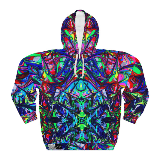 8404 Fashion Pullover Hoodie - "abstract Liquid" - Men - Women - Unisex - Xs/s/m/l/xl/2xl