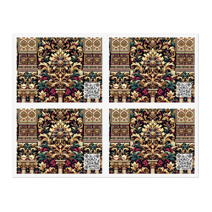 Digital Renaissance Modern Baroque Fusion Sticker Sheets - 8404 Design-57
