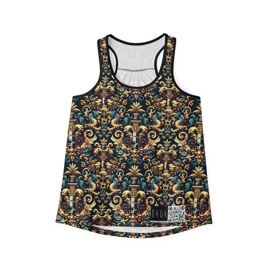 Digital Renaissance Modern Baroque Fusion Women's Tank Top - 8404 Design-57