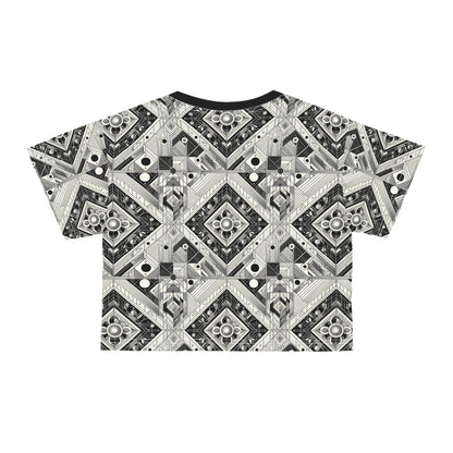 Tech Minimalism Minimalist Tech Crop Tee - 8404 Design-54