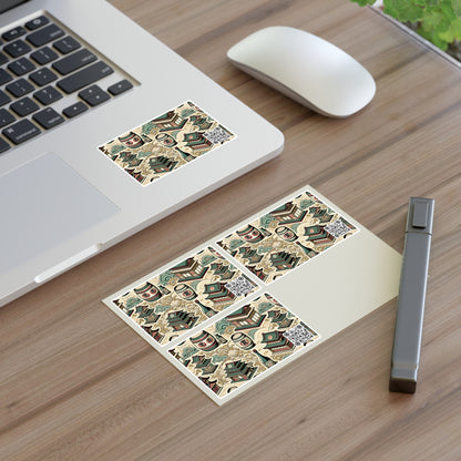 Cultural Artisanal Fusion Contemporary Cultural Elegance Sticker Sheets - 8404 Design-68