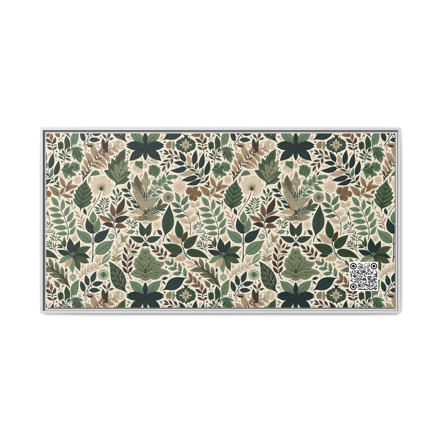 Streetwear Sustainability Environmentally Conscious Streetwear with a Natural Aesthetic Matte Canvas, Framed (multi-color) - 8404 Design-57 B