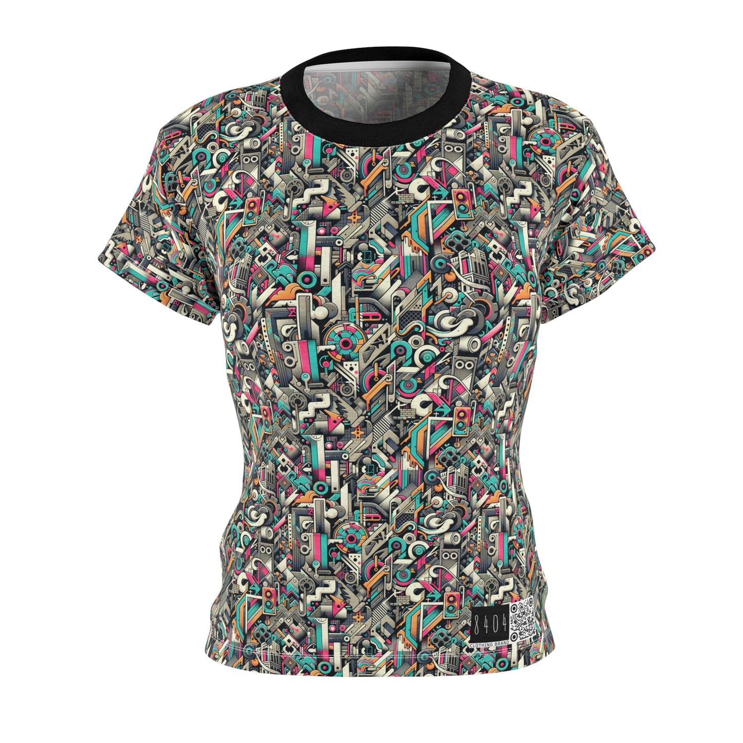 Digital Street Art Urban Street Style Women's Cut & Sew Tee - 8404 Design-74