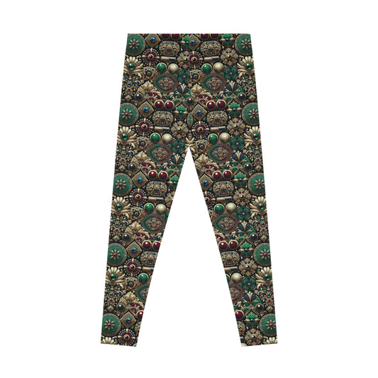 Neo-Dandyism Modern Dandy Streetwear Stretch Leggings - 8404 Design-54