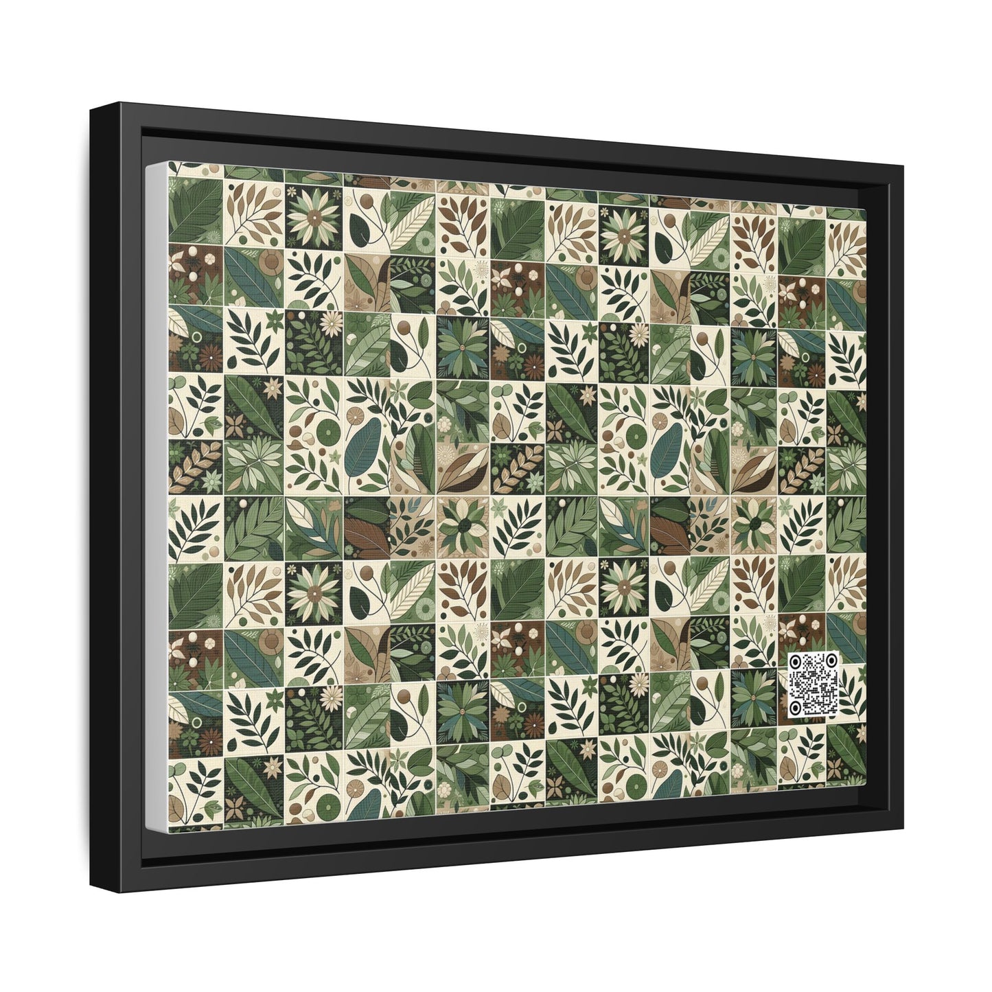 Streetwear Sustainability Environmentally Conscious Streetwear with a Natural Aesthetic Matte Canvas, Framed (multi-color) - 8404 Design-57 A